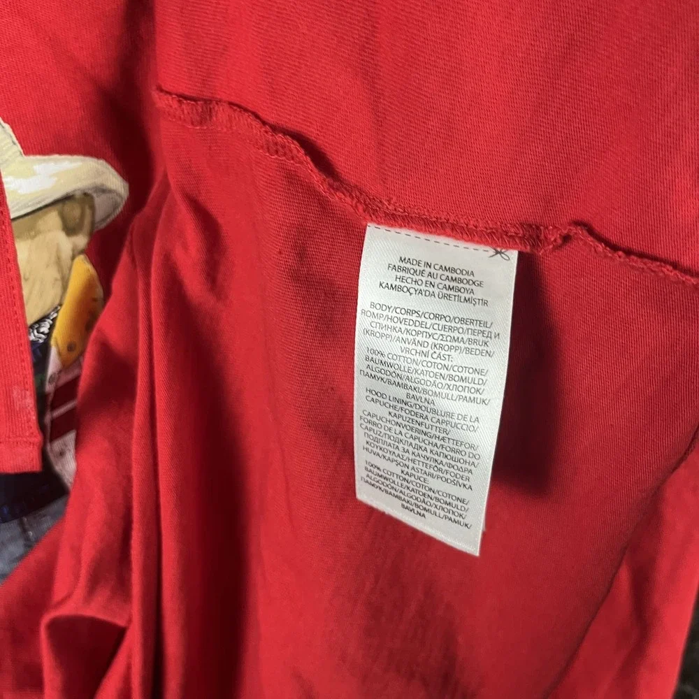 Polo Ralph Lauren Men's Red Cowboy Polo Bear Jersey Shirt XL -Flaws